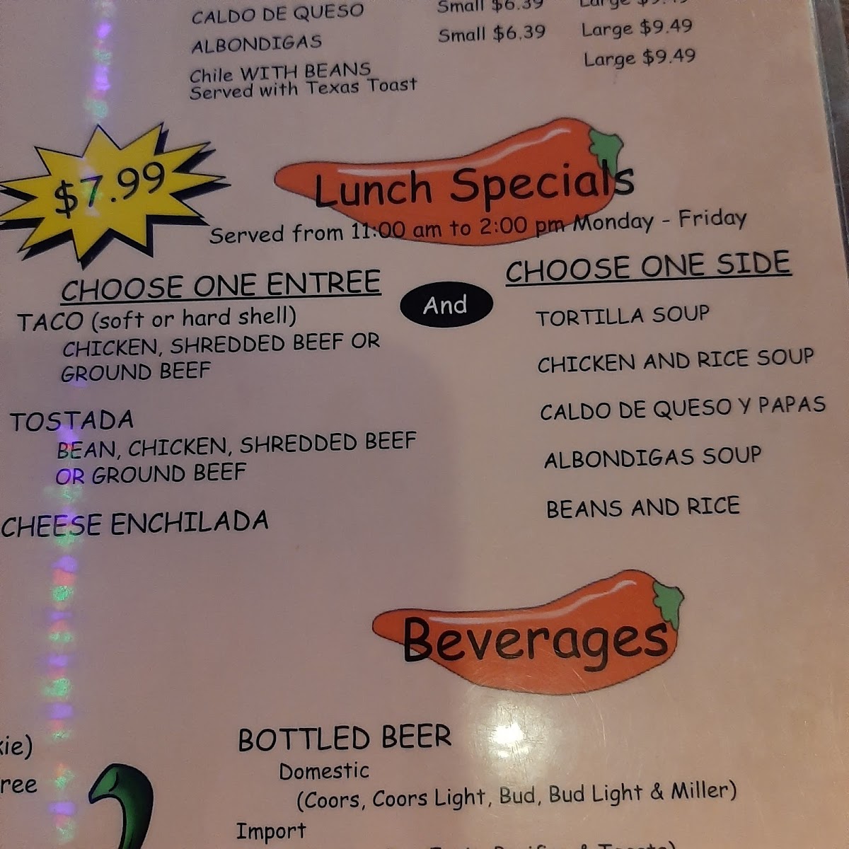 Ole' Mexican Grill Menu - Image 4